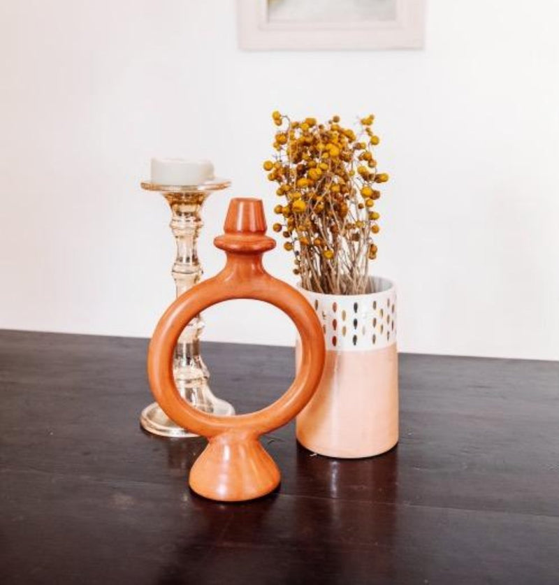 Ring Tadelakt Candleholder