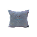 Cactus Silk Pillow Cover - Grey