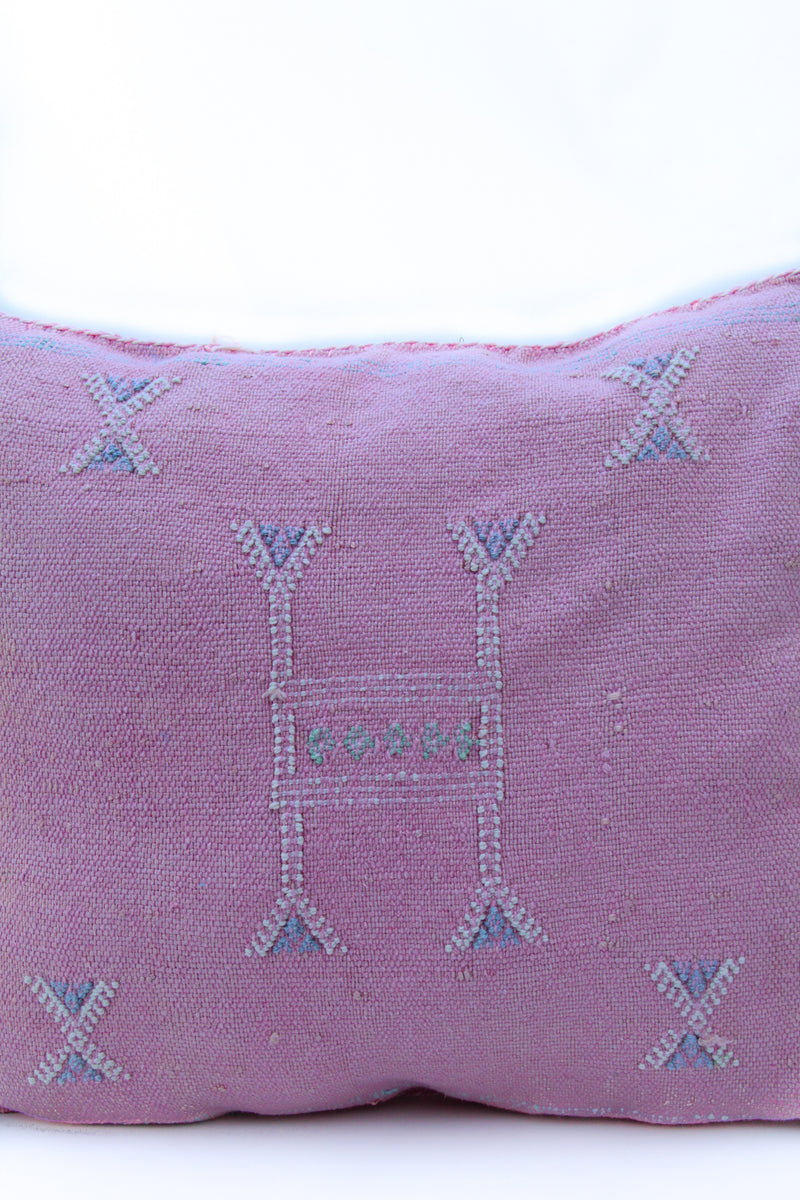 Cactus Silk Pillow Cover - Taffy Pink