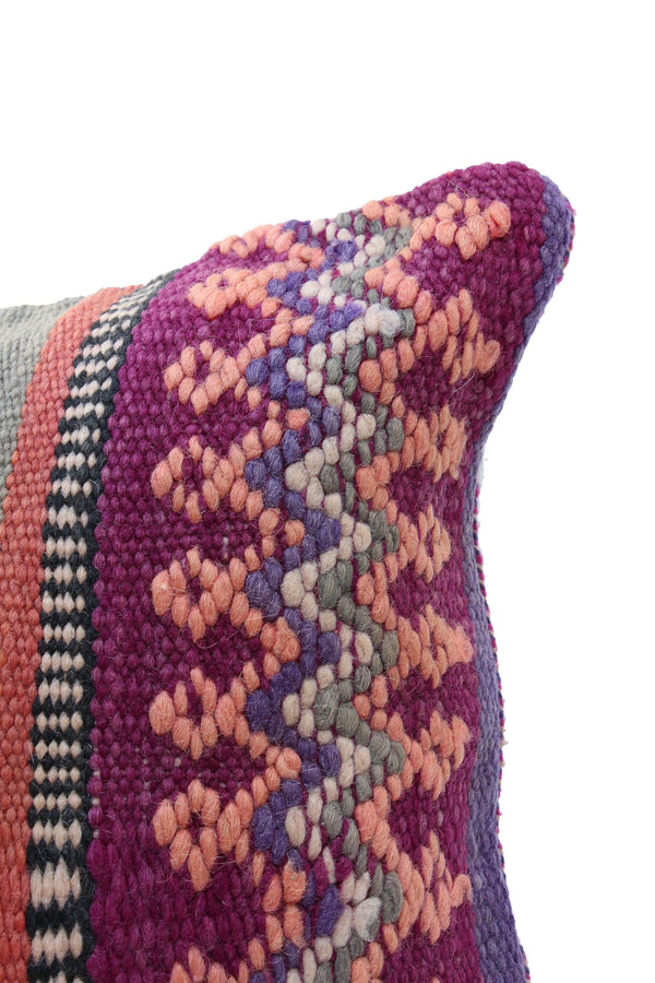 Vintage Wool Pillow Cover - Pastel